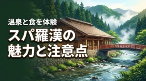 道の駅スパ羅漢のレビュー温泉と食を体験して分かった魅力とデメリット3つ（記事のアイキャッチ画像）
