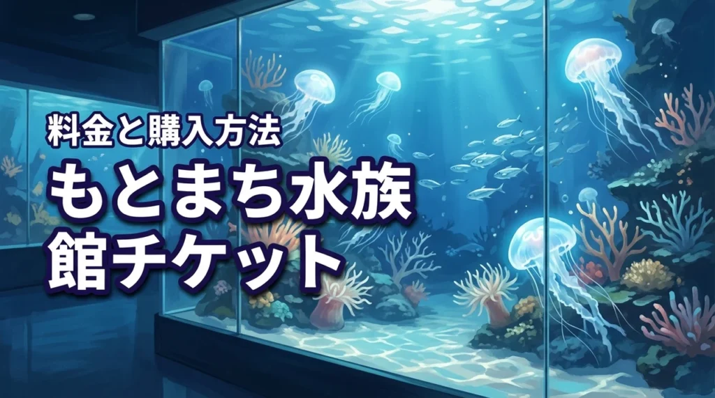 もとまち水族館のチケット料金と購入方法を完全解説！お得な割引シーンも紹介（記事のアイキャッチ画像）