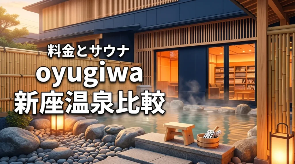 oyugiwa 新座温泉の料金・サウナ・食事を徹底比較！魅力を丸ごと解説（記事のアイキャッチ画像）