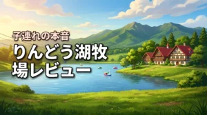 那須高原りんどう湖ファミリー牧場のレビュー！子連れで感じた5つのメリットと3つのデメリット（記事のアイキャッチ画像）